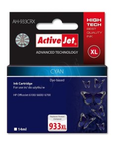 Tusz ActiveJet AH-933CRX cyan do drukarki HP - zamiennik HP nr 933XL CN054AE