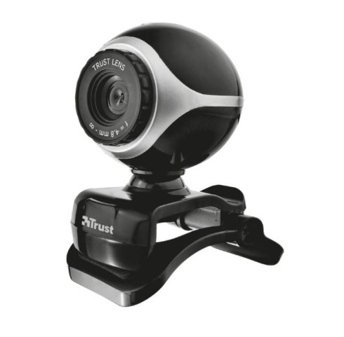 Trust Exis Webcam - black/silver