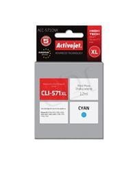 Tusz ActiveJet ACC-571CNX cyan do drukarki Canon (zamiennik Canon CLI-571C XL) Supreme/ chip