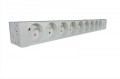 Digitus Listwa zasilająca PDU 19" RACK, 9 gniazd Typ E, wtyk Schuko, kabel 1.8m, aluminiowa