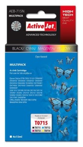 Tusz ActiveJet AEB-715N MultiPack CMYK do drukarki Epson T0715