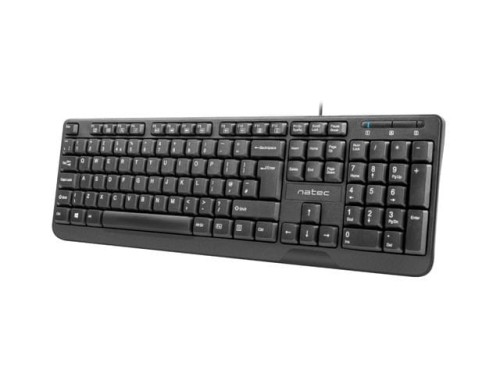 NATEC Klawiatura Trout Slim czarna USB