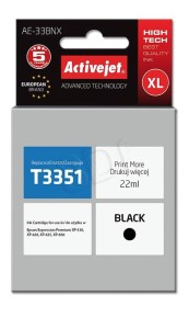 Tusz Activejet AE-33BNX czarny do drukarki Epson - zamiennik Epson T3351 33XL