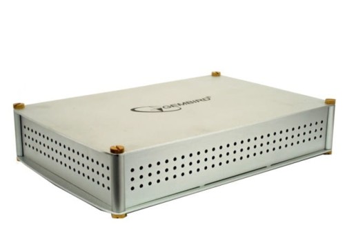 Gembird Obudowa USB 2.0 na dysk 5.25''IDE AlU, srebrna