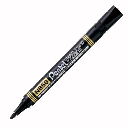 Marker permanentny Pentel N850 czarny - okrągła końcówka
