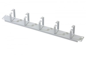 Digitus Organizer kablowy poziomy typu RING 19" 1U, 40x483x60mm, szary