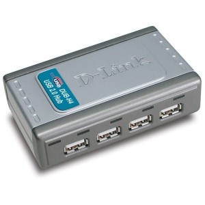 D-Link Hub USB 2.0 4port 4xA, 1xB          DUB-H4