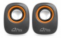 Media-Tech IBO - GŁOŚNIKI STEREO ZASILANE Z PORTU USB, RMS 6W, REGULACJA    GŁOŚNOSCI, BIAŁE
