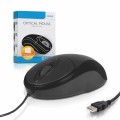 4world Mysz optyczna BASIC2 USB 1200dpi czarna