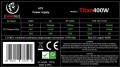 Rebeltec Zasilacz komputerowy ATX ver 2.31 TITAN 400W