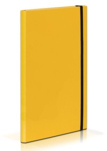 Teczka skrzydłowa z gumką VauPe Caribic 342/08 2cm - żółta