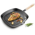 Lamart Patelnia żeliwna grillowa patelnia LT 1063, 24cm