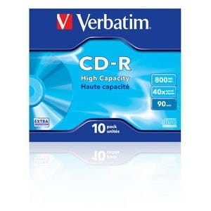 Verbatim CD-R 40x 700MB 10P JC Extra Protection 43428