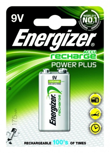 Energizer Akumulator Power Plus 9V HR22 /175mAh /1szt.