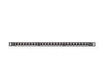 LANBERG Patch Panel 24 Port 0.5U Kat.5E czarny ekranowany