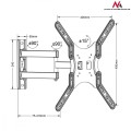 Maclean Uchwyt do TV MC-759 13-55 cali 30 kg czarny