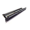 Digitus Patch-panel 19" 24x RJ45 U/UTP kat. 6 1U z tacką czarny (RAL 9005)