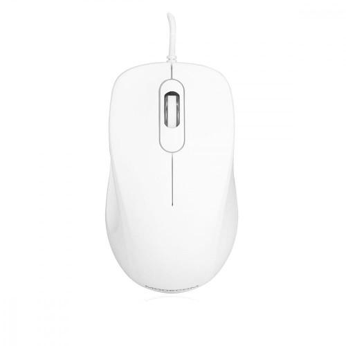 MODECOM M10 BIAŁA PRZEWODOWA MYSZ