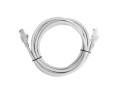 LANBERG Patchcord kat.5e 3.0M UTP szary