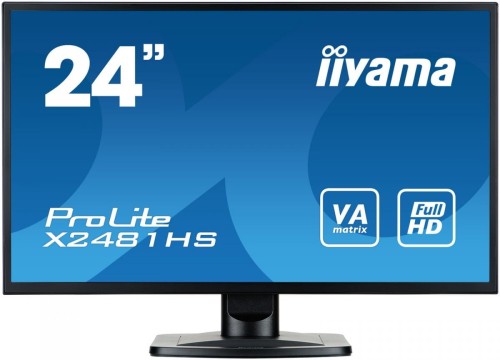 IIYAMA 24'' X2481HS-B1 SLIM AMVA+, HDMI, DVI, 6 ms, Głośniki