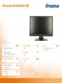 IIYAMA 17'' E1780SD-B1 D-SUB/DVI/GŁOŚNIKI