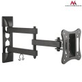 Maclean Uchwyt do telewizora  lub  monitora 13-27" 15 kg uniwersalny MC-719 czarny max vesa 100x100
