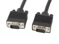 LANBERG Kabel VGA Ferryt 1.8M M/M Ekran czarny