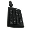 4world Klawiatura numeryczna USB ze zwijanym kablem