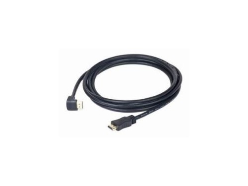 Gembird Kabel HDMI-HDMI v1.4 3D TV High Speed Ethernet  3M kątowy 90'' (pozłacane końcówki)