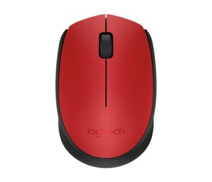 Logitech Mysz bezprzewodowa M171 910-004641 czerwona