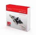 Gembird Karta sieciowa PCI Express/ 2porty RS232/2MBps