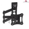 Maclean Uchwyt do telewizora  lub  monitora 13-27" 15 kg uniwersalny MC-719 czarny max vesa 100x100