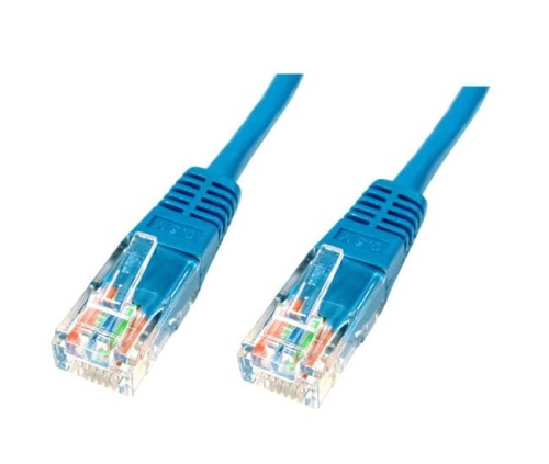 Digitus Patch cord U/UTP kat.5e PVC 1m niebieski
