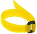 Techly Opaski rzepowe 300x20mm, 10szt, żółte