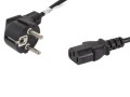LANBERG Kabel zasilający CEE 7/7 - IEC 320 C13 1.8M czarny