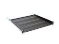 ASSMANN Półka do szaf 450mm 19" 483x450mm 1U czarna z regulacją i podporą