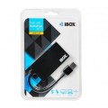 iBOX USB 3.0 czarny 4-porty Slim
