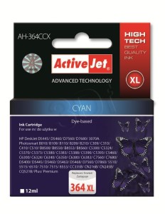 Tusz ActiveJet AH-364CCX cyan do drukarki HP - zamiennik HP nr 364XL CB323EE