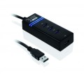 iBOX UB 3.0x4 czarny