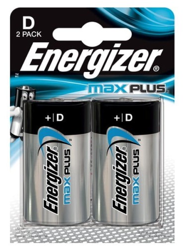 Energizer Bateria Max Plus D LR20 2 szt. Blister