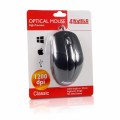 4world Mysz optyczna 'CLASSIC' USB 1200dpi czarna