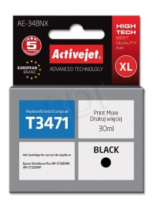 Tusz ActiveJet AE-34BNX Czarny do drukarki Epson - zamiennik Epson 34XL T3471
